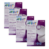 Philips Avent Absorvente Descartável Para Seios Kit 4 Caixas 96 Unidades