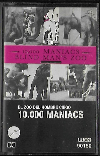 10000 Maniacs - El Zoo Del Hombre Ciego (1989) Cassette Ex