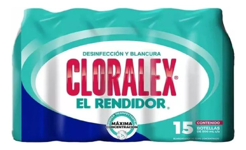 Blanqueador Líquido Cloralex 15 Pzas 