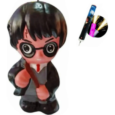 Harry Potter Paquete Vela Figura Cera Decora Cumple