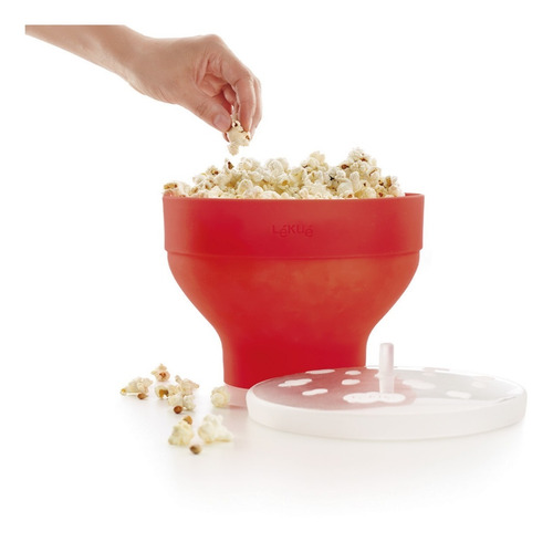 Pochoclera Lékué Recipiente Pochoclos Al Microondas Popcorn