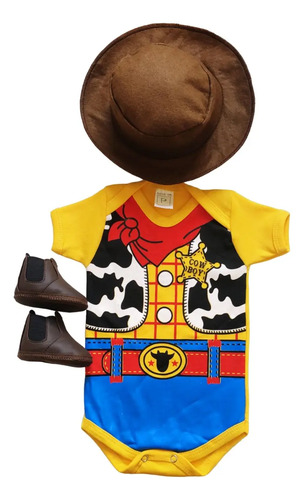 Bodi Kit Do Wood Toy Story Fantasia Bebe Mesversario