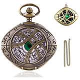Set De Collar Y Reloj De Bolsillo De Cuarzo Vintage, Bolsill