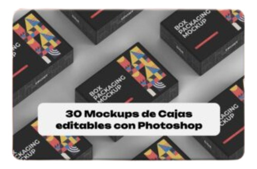 Plantillas 30 Mockups De Cajas Editables Con Photoshop