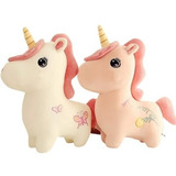 Peluche Juguete Apego Niña Unicornio Suave 30x20cm Unidad 19