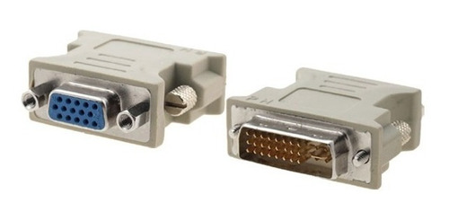 Adaptador Video Dvi 24+ 5 Macho  A Vga Dual Monitor