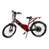 Bike Elétrica Duos Confort Full 800w Bateria Lítio Vermelho