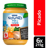 Picado Nestlé® Naturnes® Pollo Y Verduras 215g Pack X6