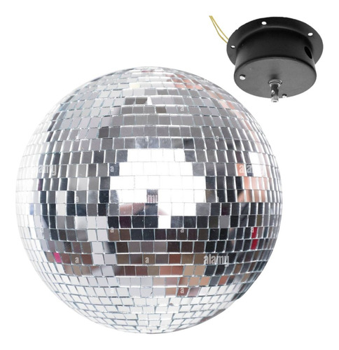Bola Espejo Disco - Esfera 20cm  + Motor Giratorio