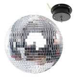 Bola Espejo Disco - Esfera 20cm  + Motor Giratorio