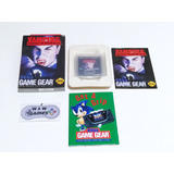 Cartucho Vampire Master Of Darkness - Completo Game Gear