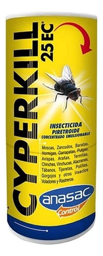 Insecticida Liquido Cyperkill 25 Ec 50 Cc S/pulv  