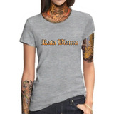 Remera Mujer Gris Sublimada Personalizada Rata Blanca