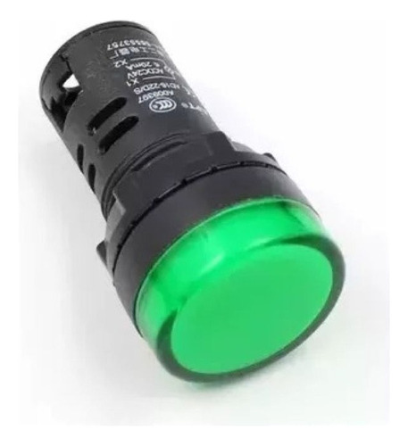 Luz Piloto Ojo De Buey Kpl 12v Ac / Dc Kacon Rojo Verde