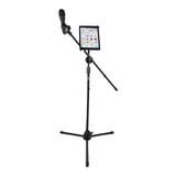 Pedestal Tripie Microfono Con Boom P/ Tablet Y Cel Kst-112 