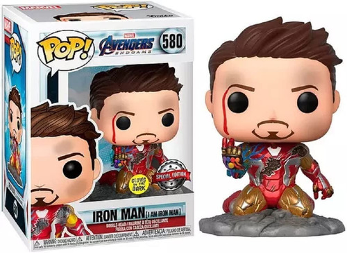 Funkopop Yo Soy Iron Man 580 Marvel Avenger Endgame Glow
