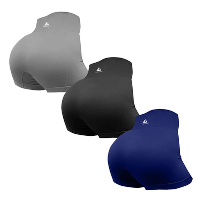 3pz Shorts Cintura Alta Licra Deportivo Mujer Sexy Yoga Gym | MercadoLibre