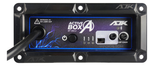 Modulo Amplificador Potencia Ajk Active Box 350w Bluetooth