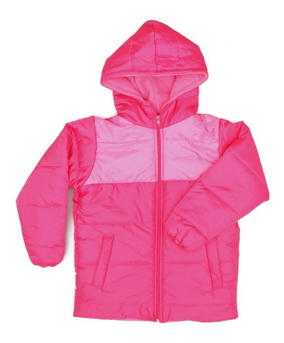 Campera Inflada Nene Nena Abrigada Capucha Colores Invierno 