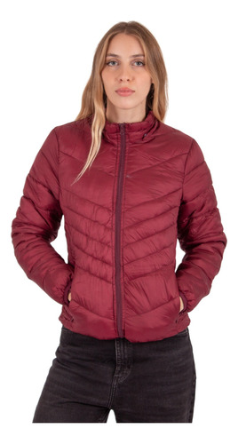 Campera Mujer Nueva Inflada Importada Con Capucha Abrigada