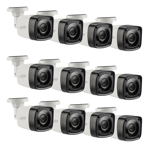 Kit Com 12 Cameras H020p 4x1 1.0mp Lente 2.8mm Hd 720p Ppa