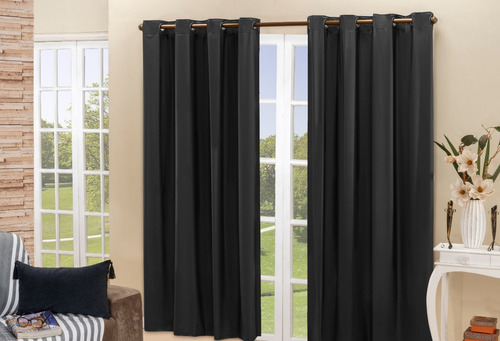 Cortina 2,80x2,30m Blackout Pvc Incluso Varão Ibitinga