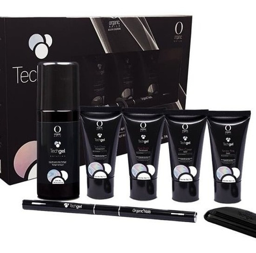 Kit Tech Gel De Organic Nails (sistema Poly Gel O Acry Gel)