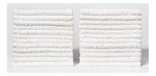 Eco Towels Paquete De 24 Paños De Algodón Natural, 12 X 1.