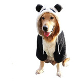 Disfraz Panda Para Perro Grande Chaqueta Calida Invierno Par
