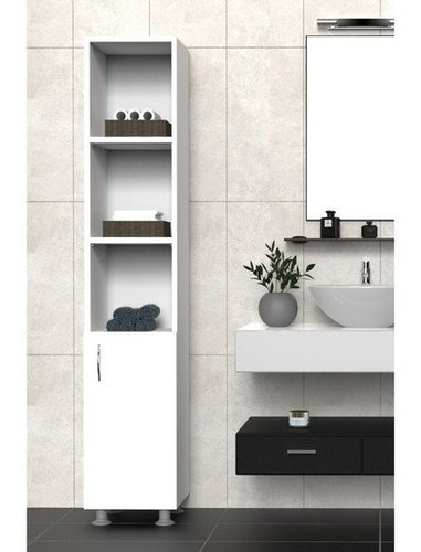 Tolva Mueble Organizador De Baño Moderno Placard Tb-002