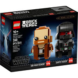 Lego Brick Headz Star Wars Obi-wan Kenobi Y Darth Vader40547