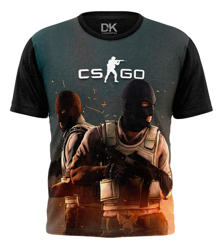 Camisa Camiseta Gamer Cs Go Counter Strike Jogo De Tiro 