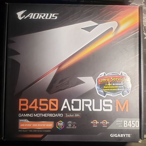 Aourus B450 M Series Gaming Mother Am4 