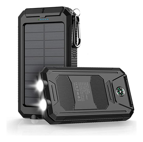 Power-bank-cargador-solar-portátil - Cargador De Batería De 