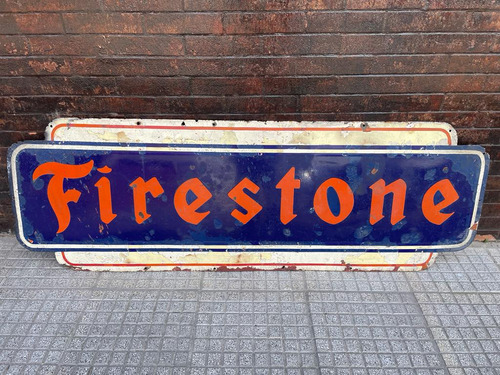 Cartel Enlozado Firestone 