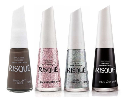 4 Esmaltes Risque