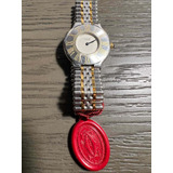 Reloj Cartier Must 21 Unisex Combinado Oro Y Acero