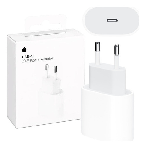 Caixinha Carregador De iPhone 11 12 Pro Turbo Usb-c 20w