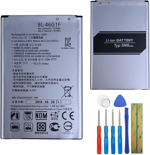 Bateria Compatible Con LG K20 Plus 2017 Bl-46g1f