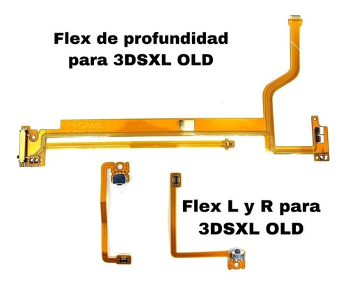 Flex De Profundidad 3d/ Luz/ Bocinas + Flex L Y R 3dsxl Old