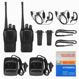 Walkie Talkies Baofeng 2 Pcs Radios Uhf Con Manos Libres