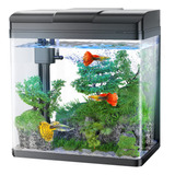 Pondon Fish Tank, Acuario De Vidrio De 1.7 Galones Con Bomba