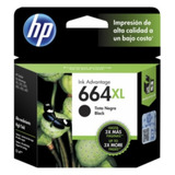 Cartucho De Tinta Hp F6v31al 664xl Negro