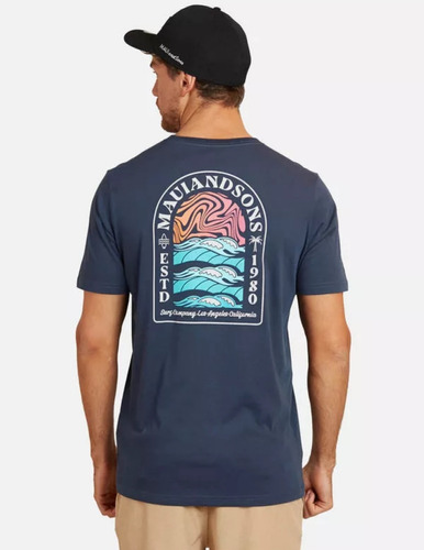 Polera Hard Mare Maui And Sons Talla M Color Navy