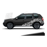 Calco Renault Duster Skull Calavera Juego Laterales