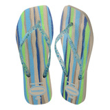 Chinelo Havaianas Slim Square Folia Feminino Original