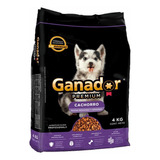 Alimento Ganador Premium  Para Perros Ganador Premium Cachorro Raza Mediana/grande 20kg Para Perro Cachorro De Raza  Mediana Y Grande Sabor Mix En Bolsa De 4kg