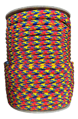 Soga Polipropileno Náutico 6mm X 50 Metros Colores Primarios