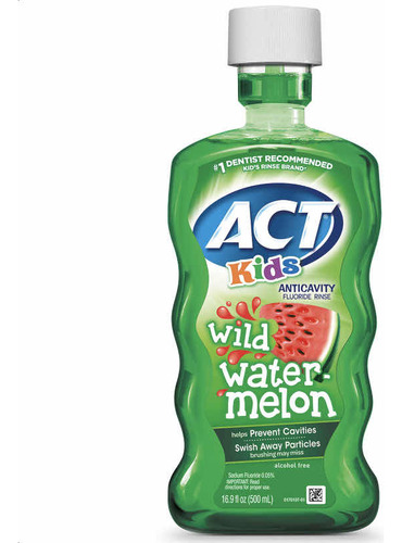 Act Kids Enjuague Bucal Anticaries C/flúor Sabores Variados