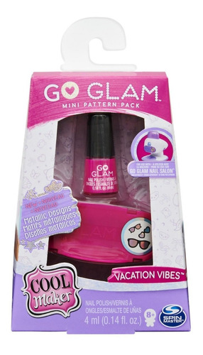 Juguete Maquina Kit Decorador Uñas Go Glam Repuestos